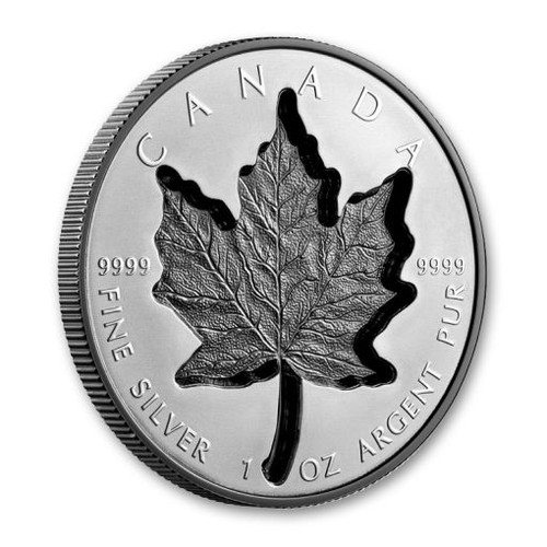 2023 Canada $20 1oz Silver Super Incuse Maple Leaf Black Rhodium