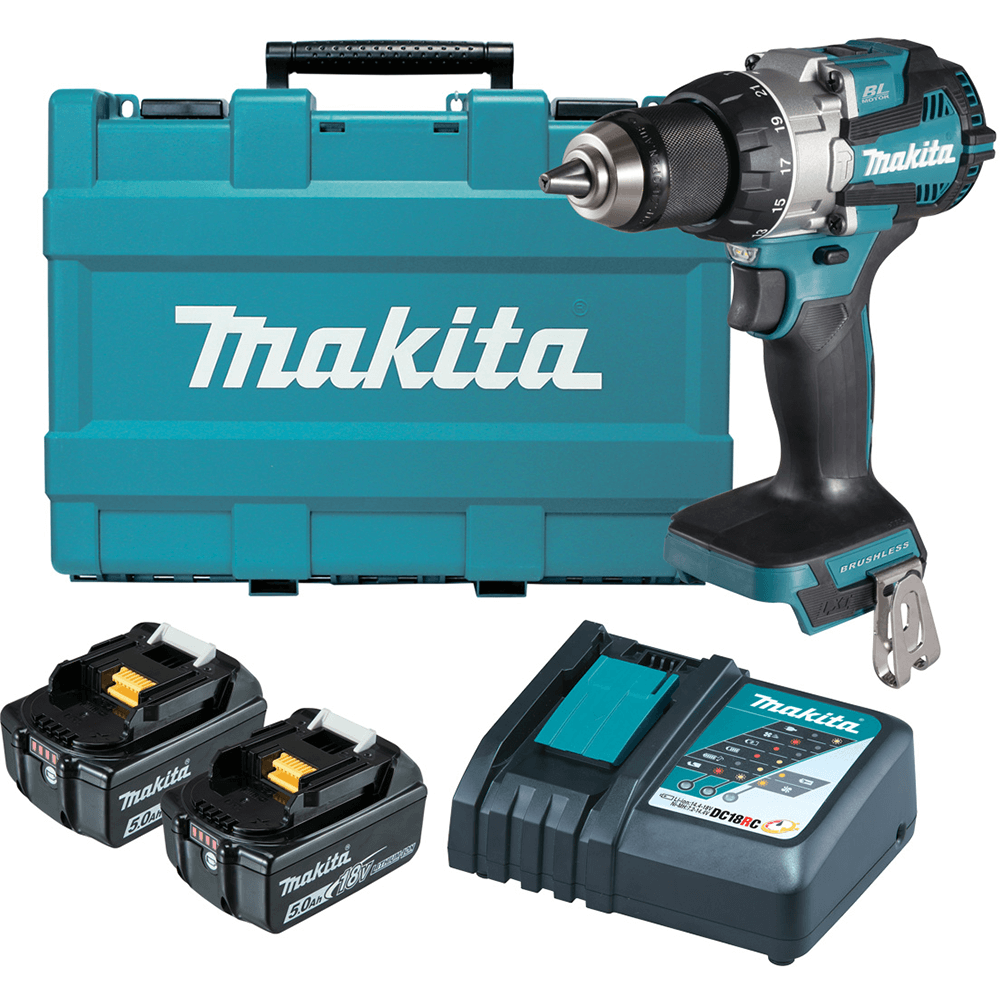 Makita 18V Brushless Cordless Hammer Drill Driver Kit