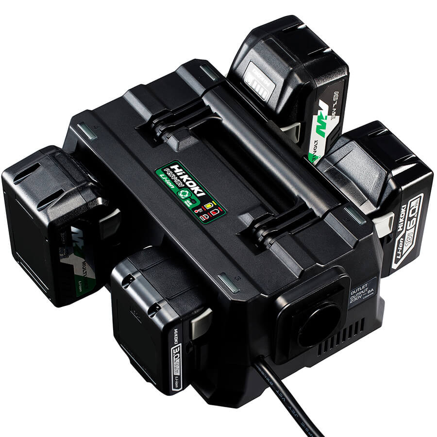 HiKOKI 14.4-18V MultiVolt 4 Port Slide Charger 2 x USB - UC18YTSL