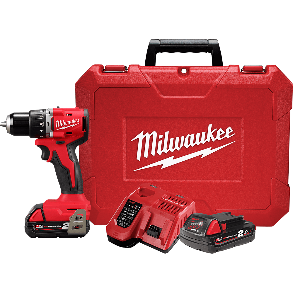Milwaukee M18 13mm Brushless Cordless Hammer Drill Driver