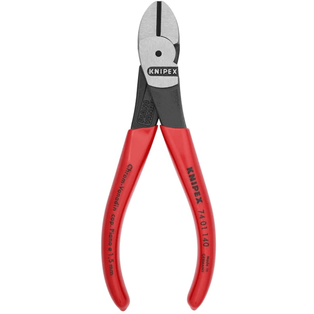Pince De Précision Knipex 125 Mm - Pour Mécanique Et Électronique, Mâchoires Lisses, Noire, Gainée Plastique 37 41 125