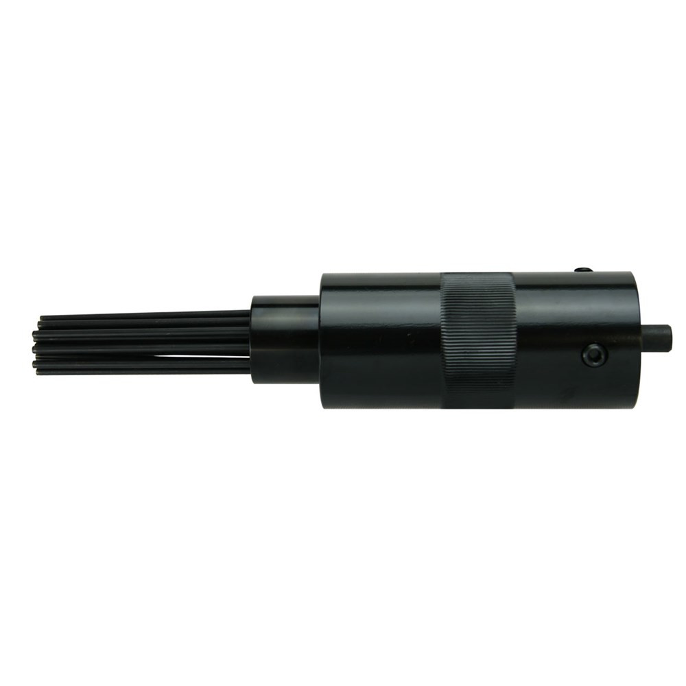 Electric Hammer Needle Scaler Attachment – Round Shank 2 Pit 2 Slot, With Handle, For Rust Removal, Concrete Chiseling, And Surface Prep