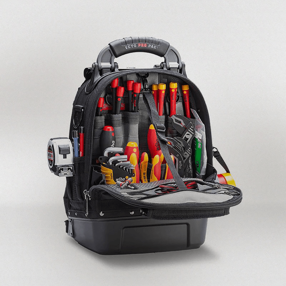 Veto Pro Pac 'Blackout' Backpack Tool Bag VETOTECHPACMCBLACK