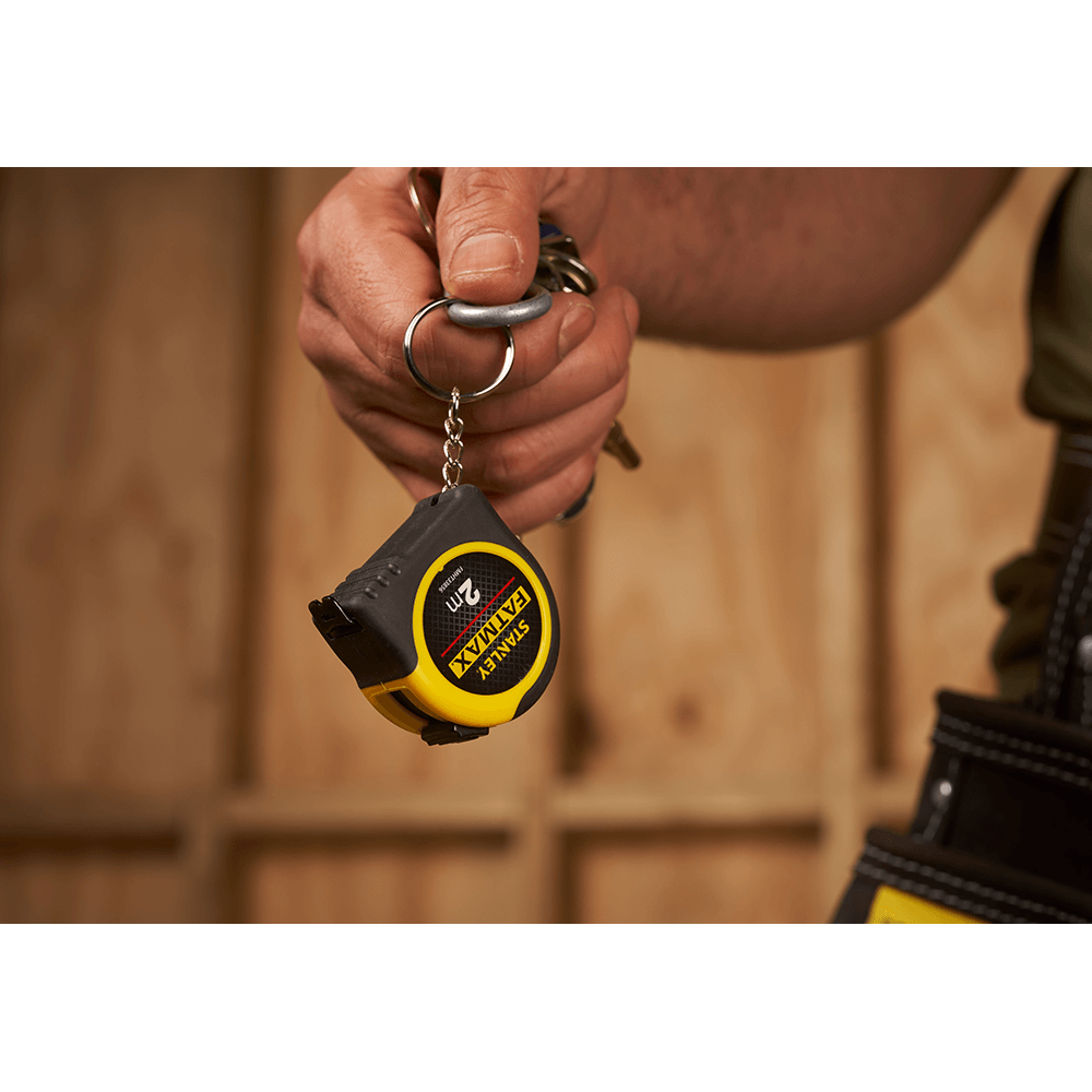 Stanley FATMAX 2m Keychain Tape Measure FMHT1-33856 TradeTools