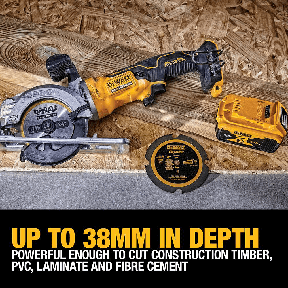Dewalt Dcs571n Dewalt Mini Circular Saw 18v DeWALT 18V XR 115mm (4