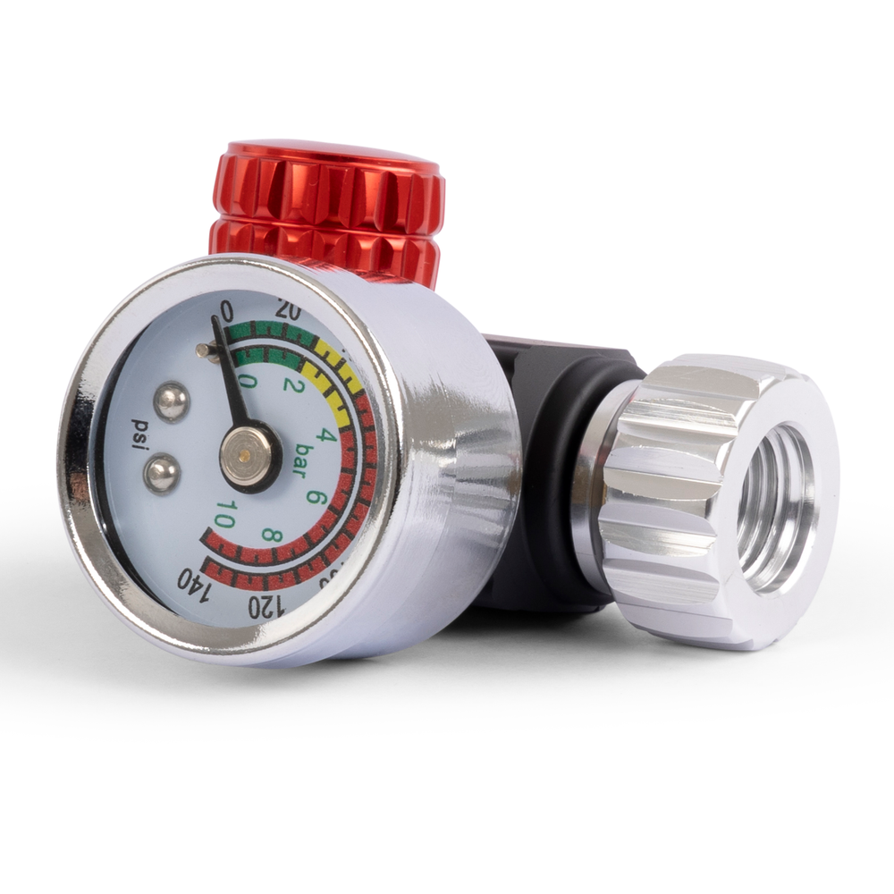 New Empire Mini Regulator Gauge - 300 PSI Output Pressure Gauge For Paintball (Part #17596)