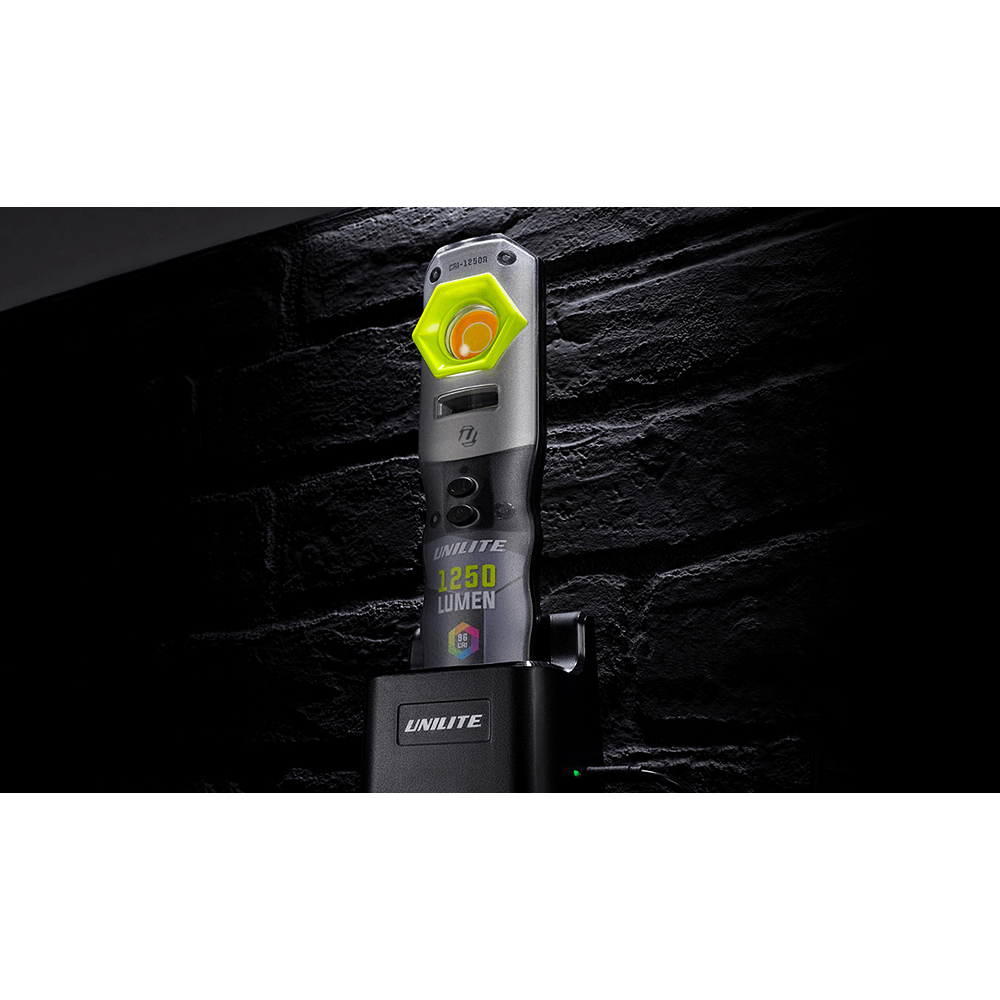 Unilite CRI-1250R USB-C High CRI Rechargeable LED Inspection Light (1250 Lumens
