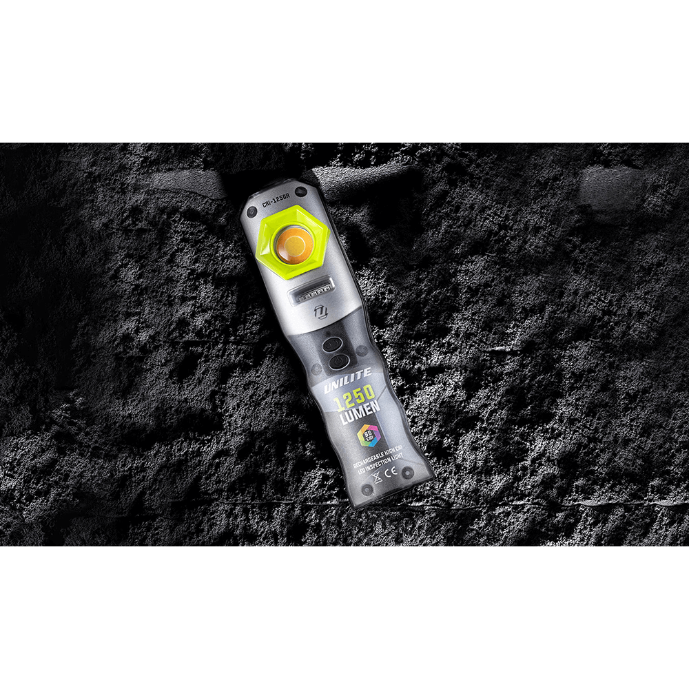 Unilite CRI-1250R USB-C High CRI Rechargeable LED Inspection Light (1250 Lumens