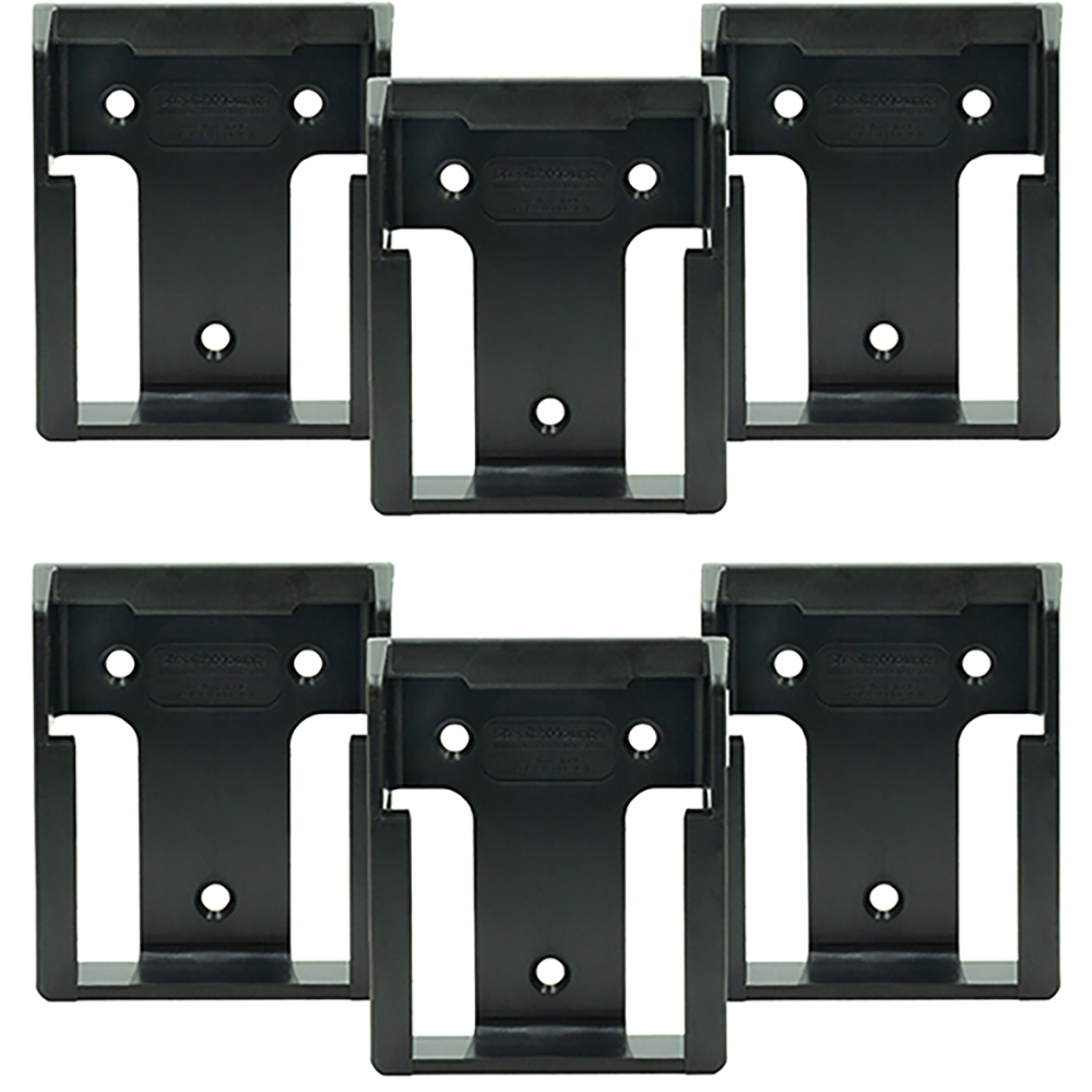 StealthMounts Flex Tool Holders – 4-Pack Locking Wall Mounts For 24V Power Tools, Snap-Fit Organizer For Workshop & Trailer