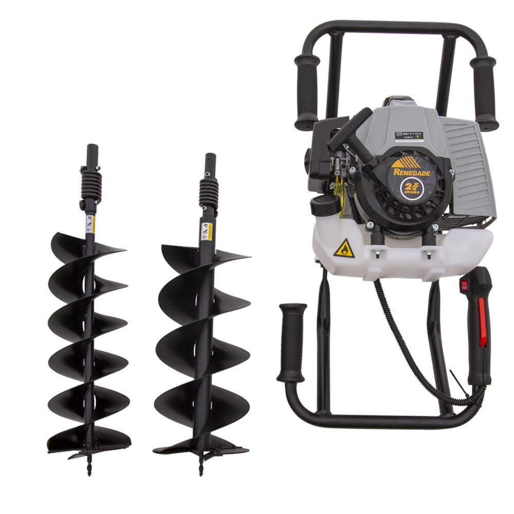 thumbnail image 2 of Powerful 63CC 2400W Gas Post Hole Digger – 8" Bits & Extension Rod Included 2 of 2