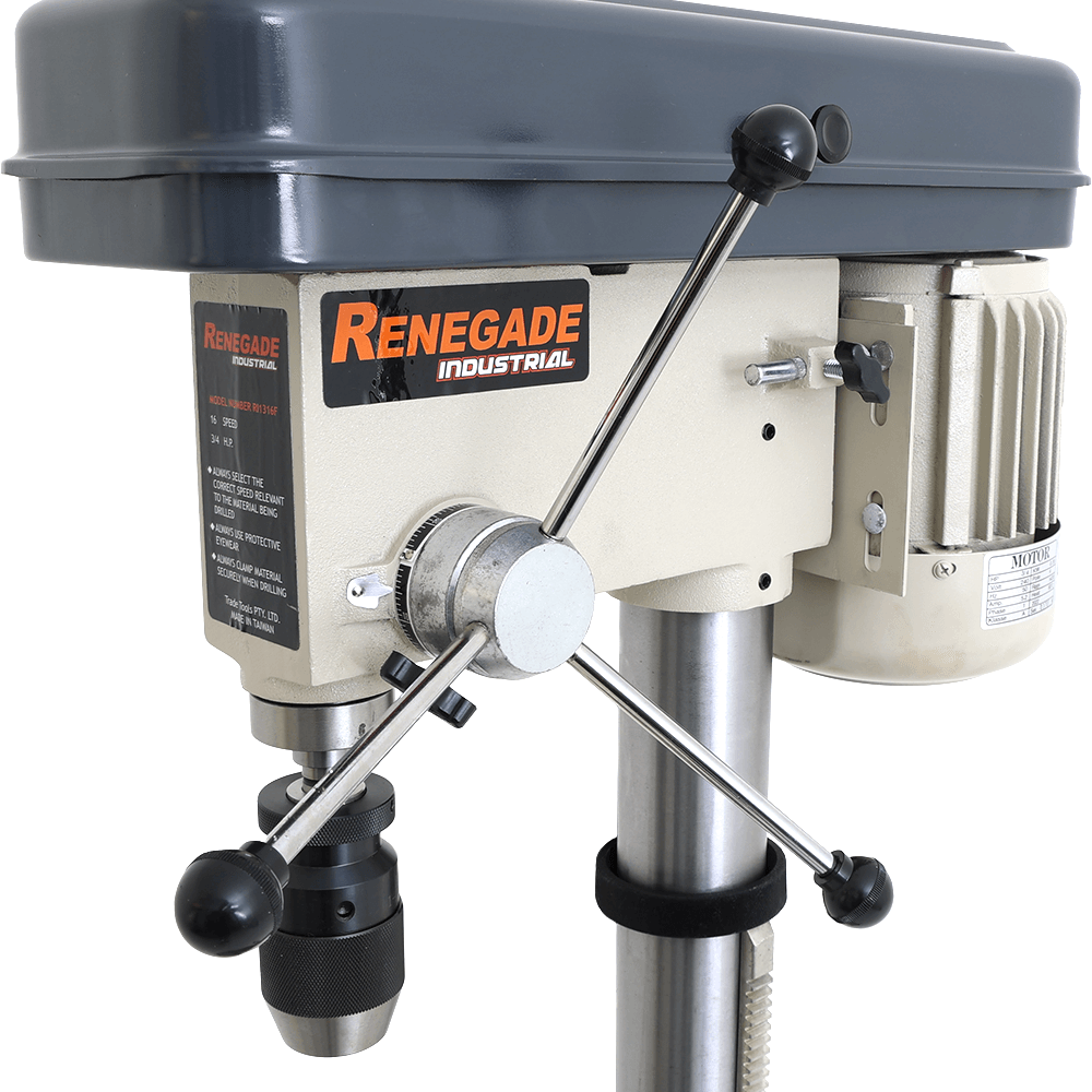 Renegade Industrial 3/4HP 16 Speed Floor Mount Drill Press