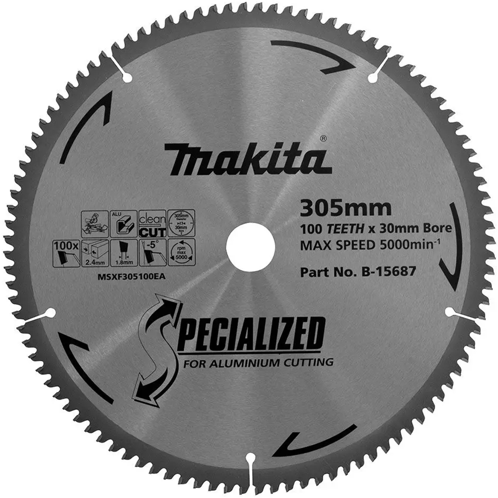 Akita B-32057 - -fuerza De Hoja De Sierra 210 X 30 , 24z