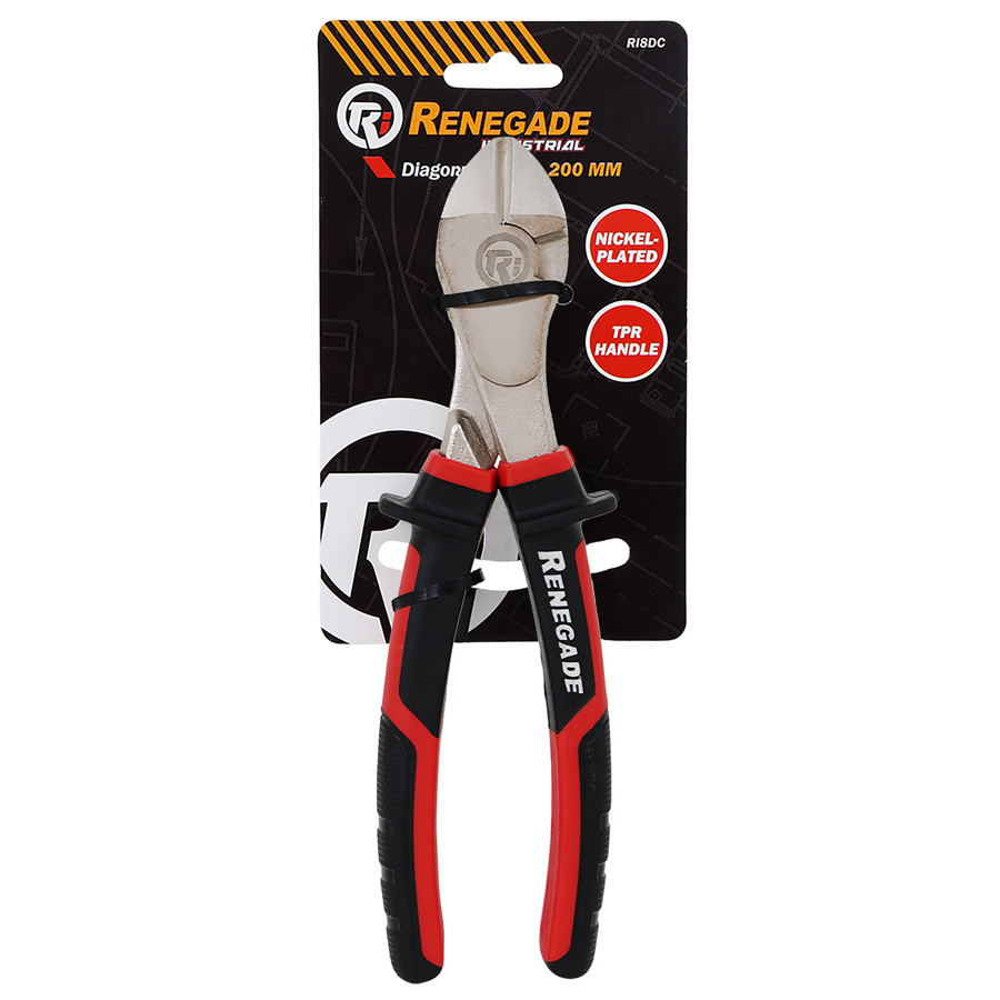 Renegade Industrial 200mm Diagonal Side Cutting Pliers - RI8DC