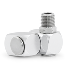2-Piece 1/4" Air Tool Swivel Fittings - 360 Degree Swivel Hose Connectors