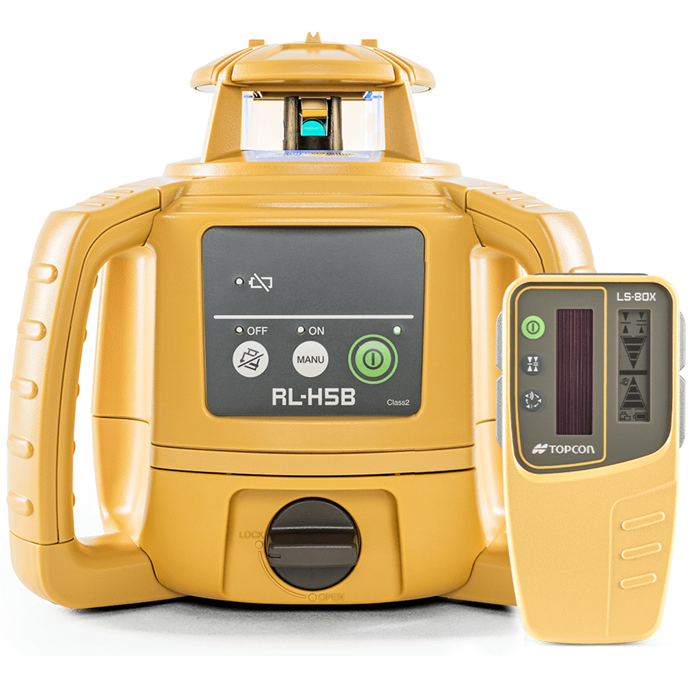 Topcon Kit Topcon RL-H5B Standard Red Beam Self-Levelling Rotating Laser Level Kit ...