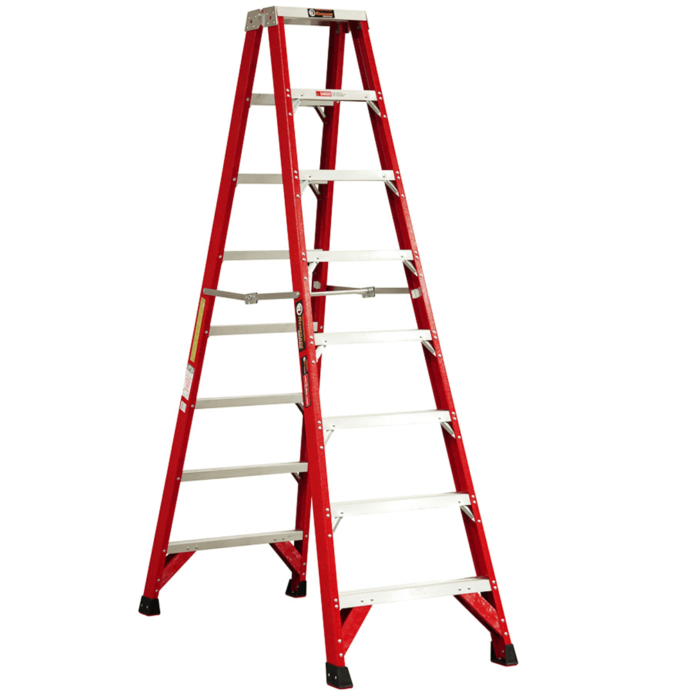 Ladderf Renegade Industrial 2.4M (8') 150Kg Rated Double Sided Fibreglass Step ...