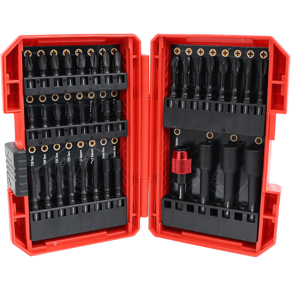 Renegade Industrial 36 Piece Impact Driver Bit Set - RIIDBS36 | TradeTools