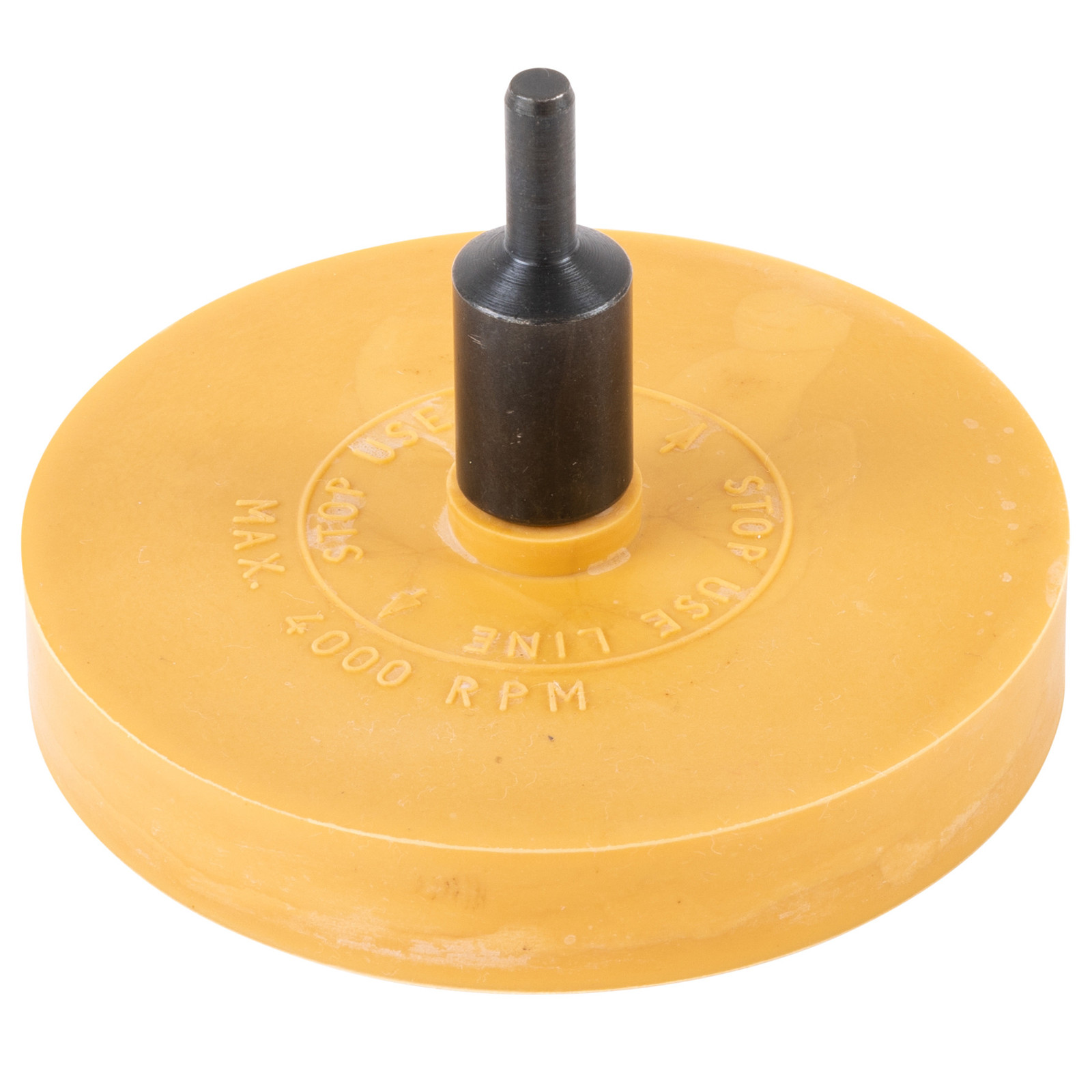 Renegade Industrial Caramel Eraser Wheel With Drill Bit Attachment