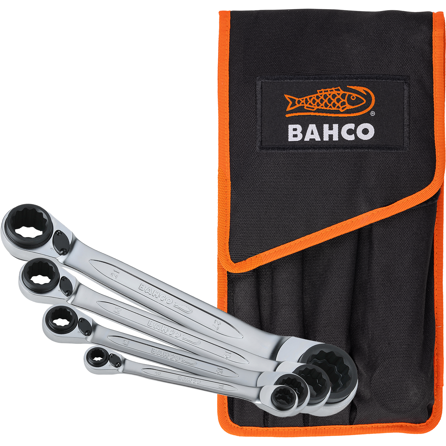 Ring Rang Racketini Bahco 4 Piece 4-in-1 Ratcheting Ring Wrench Set In Pouch - S4RM-4T ...