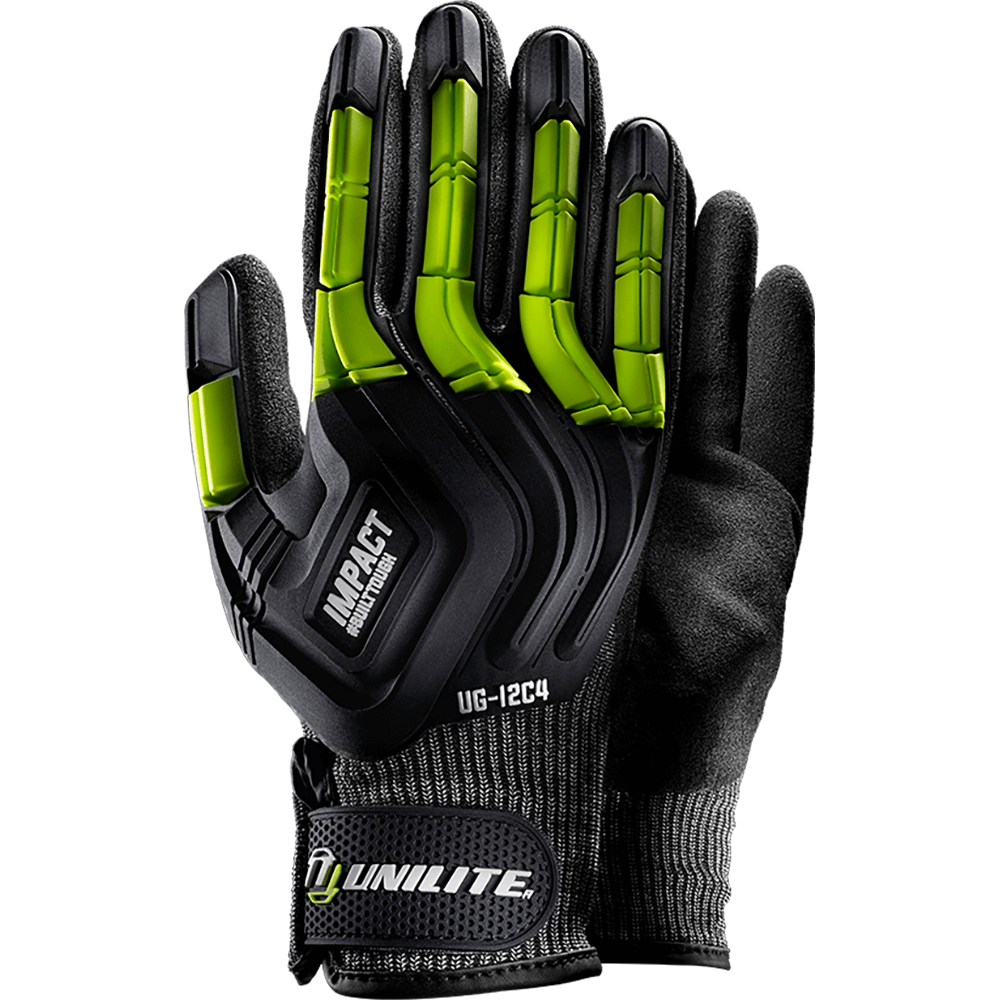 Unilite Cut Level 4(D) Heavy Duty Impact Safety Gloves - XXL - UG-12C4 ...