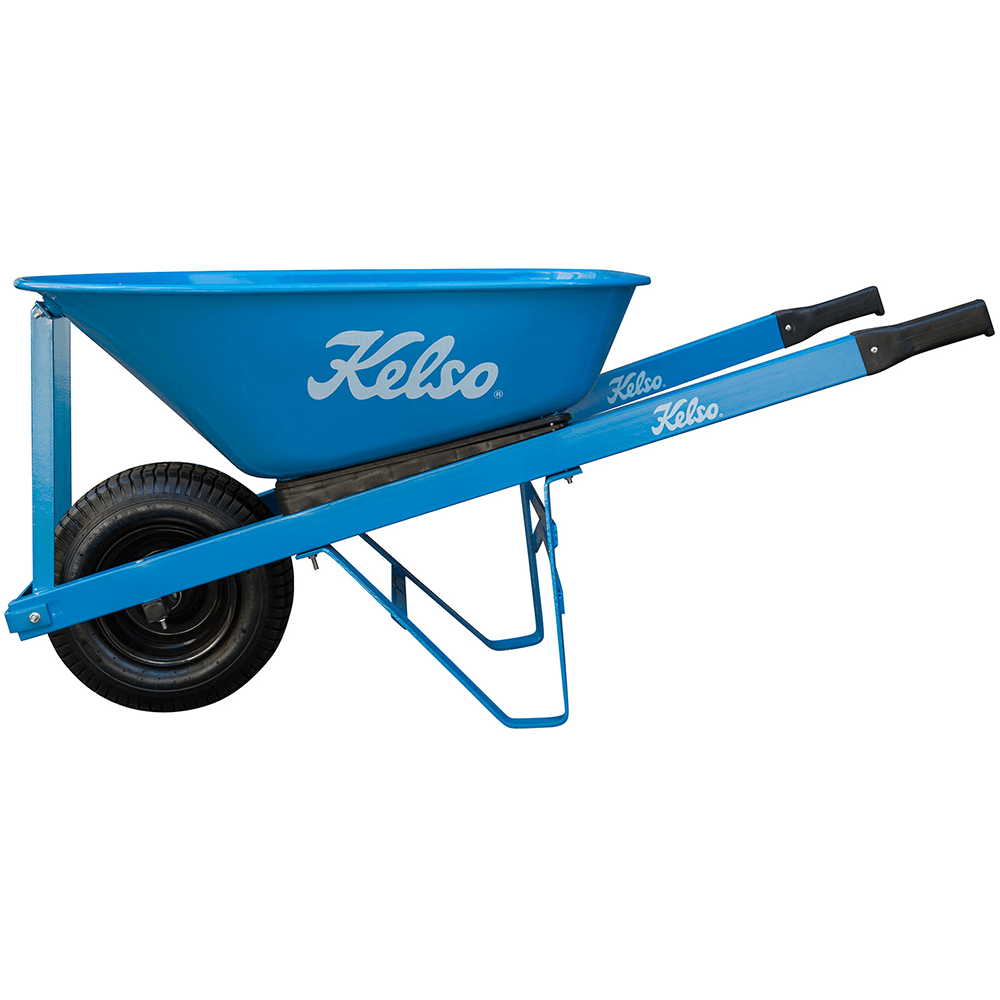 Shell Barrow Kelso 100L Steel Wheel Barrow - KBTMS100-6.5 | TradeTools