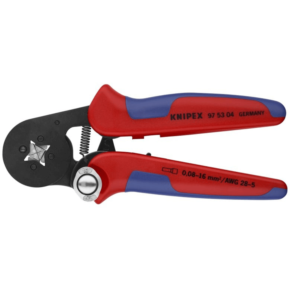 975304 Knipex 180mm Self-Adjusting Crimping Pliers For Wire Ferrules With ...