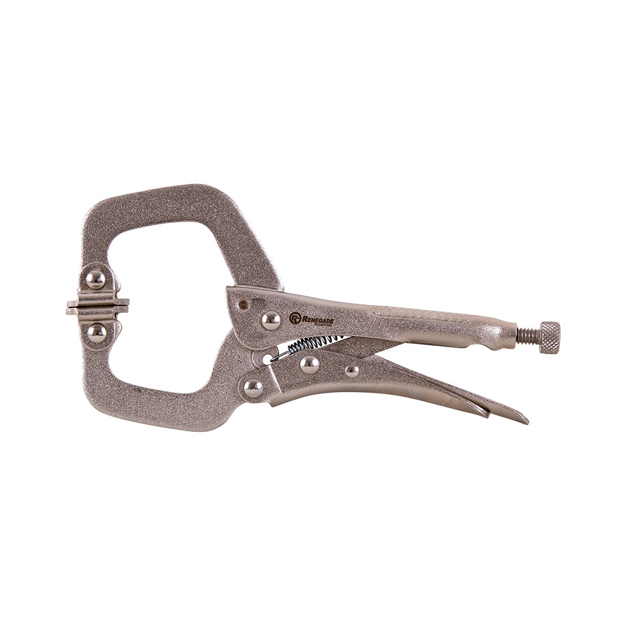Renegade Industrial 150mm (6") Swivel Pad Locking CClamp Pliers