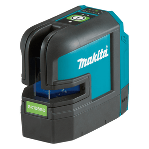 Makita 12V Max Cordless Green 4-Point Cross Line Laser Skin - SK106GDZ