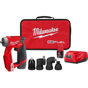 Milwaukee M12 FUEL 2.0Ah Brushless Cordless Installation Drill/Driver Kit - M12FDDXKIT202B