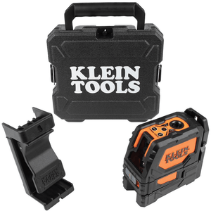Klein Tools Self-Levelling Green Cross-Line & Red Plumb Spot Laser Level - 93LCLG