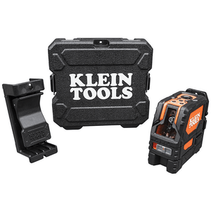 Klein Tools Self-Levelling Red Cross-Line Level & Red Plumb Spot Laser Level - 93LCLS