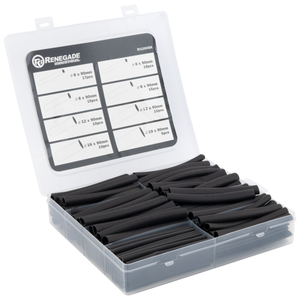 Renegade Industrial 100 Piece Assorted 90mm Heat Shrink Kit - RI100HSK