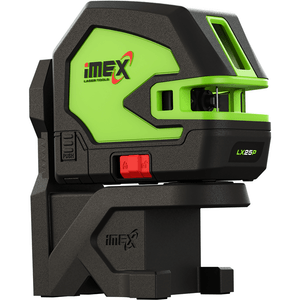 iMEX LX25P Red Beam Cross Line & Dot Series II Laser Level - 012-LX25P