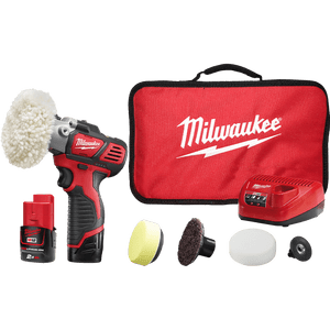 Milwaukee M12 2.0Ah Cordless Spot Polisher & Sander Kit - M12BPS-202B