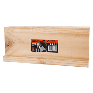 Supercraft 300mm x 85mm Wooden Mitre Box - M120020