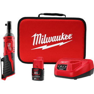 Milwaukee M12 2.0Ah 3/8" Drive Cordless Ratchet Kit - M12IR-201B