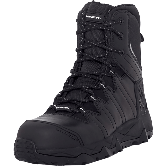 Mack TerraPro Zip-Up Composite Toe Cap Safety Boots - Black - Size 8 ...
