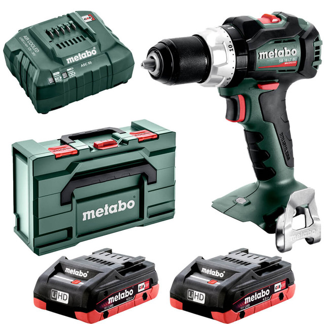 Metabo 18V 4.0Ah Brushless Cordless 75Nm Hammer Drill Kit