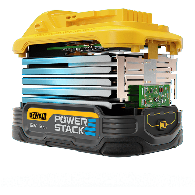 DEWALT DCB1104H2-QW Juego de 2 baterías XR 18V powerstack 5Ah y cargador de  batería