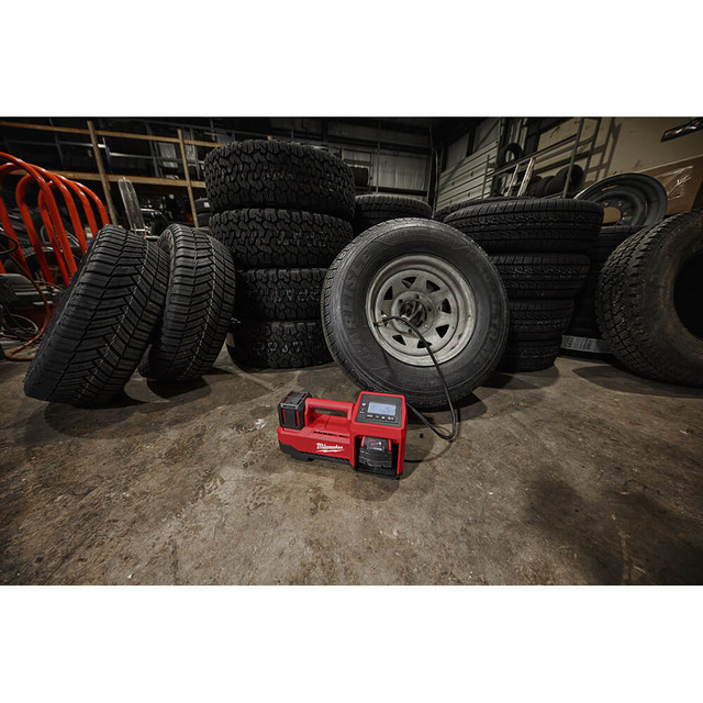 Milwaukee battery air compressor 18v top