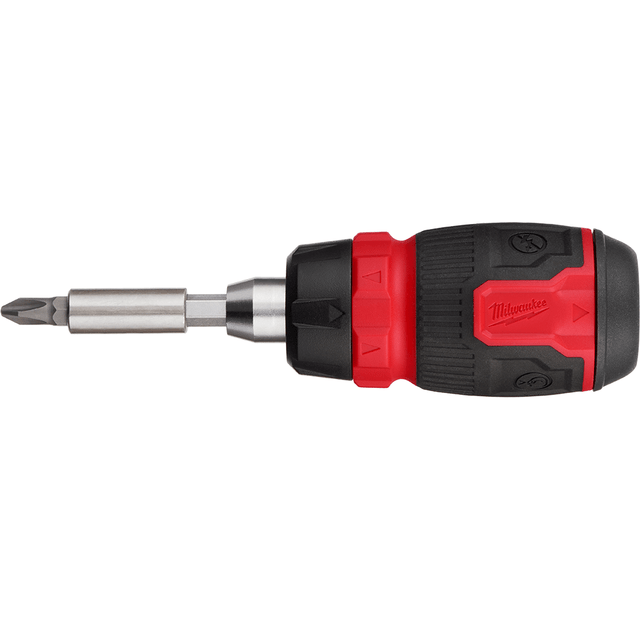 Milwaukee 8 in 1 Ratcheting Compact Multi Bit Screwdriver