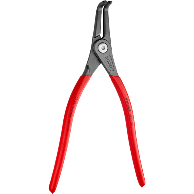 KNIPEX Herramientas - Alicates Circlip de precisión, Limitador, Externo,  Recto, 1 37/64-3 15/16 Diámetro del eje (4931A3)