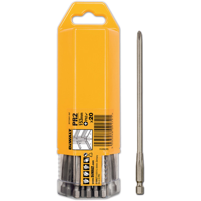 DeWALT PR2 x 153mm Drywall Screwdriver Bits Suit DCF620KN