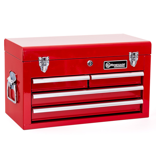 Utility Tool Box Organizer Case with 4 Drawers & Adjustable Dividers