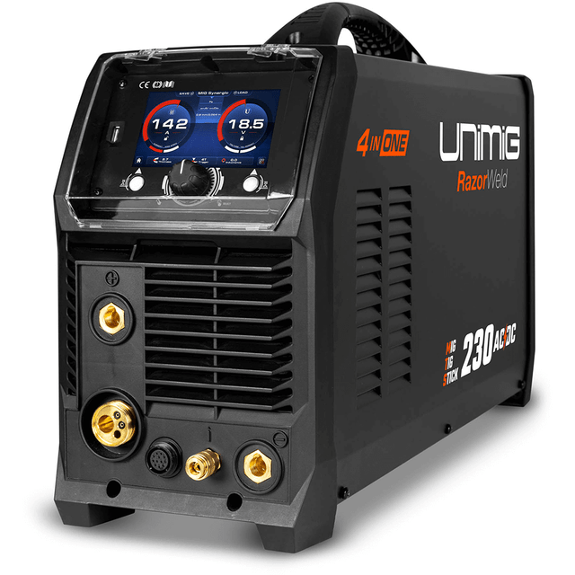 UNIMIG Razor Multi 230 AC/DC 4-In-1 TIG/MIG/STICK Welder - U11004K ...