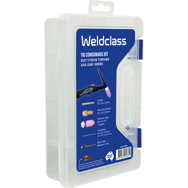 Weldclass 17/18/26 Gas Lens Series TIG Consumable Kit - WC-01661 ...