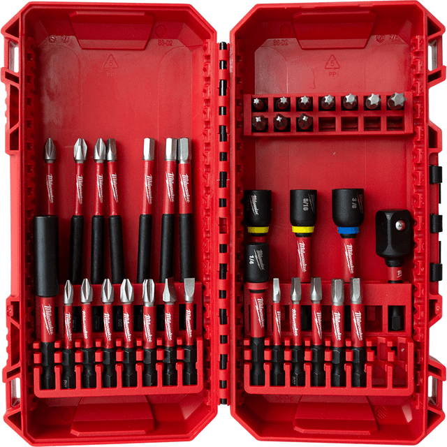 Milwaukee 35 Piece SHOCKWAVE Driver Bit Set - 'TradeTools Exclusive' -  48324049