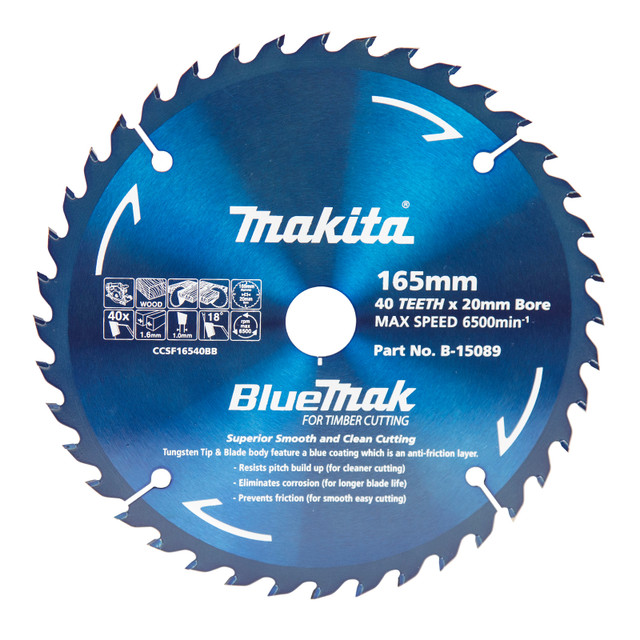 165mm makita 2025 circular saw blade