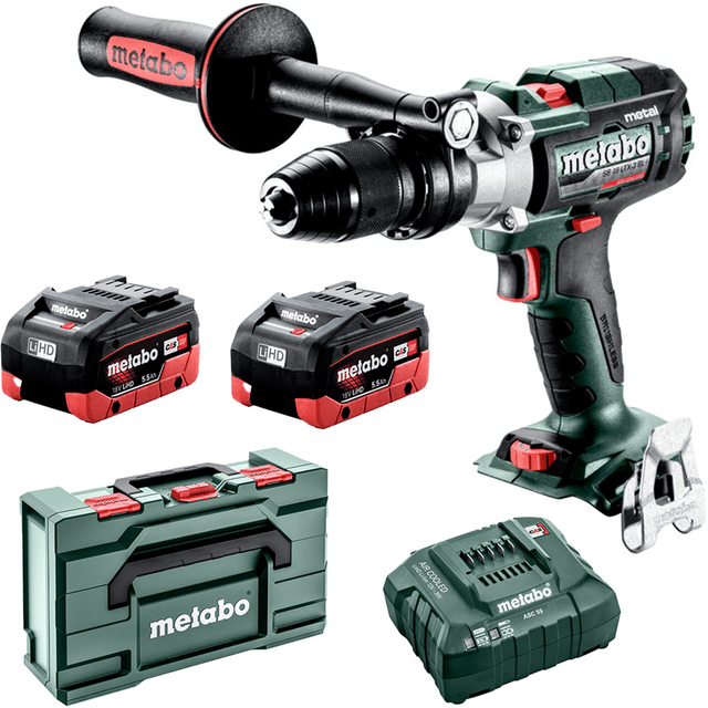 Metabo 18V 5.5Ah Brushless Cordless 3 Speed Hammer Drill Kit