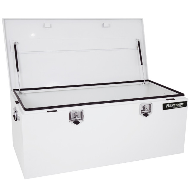Renegade Industrial 1450mm White Powder Coat Steel Ute Tool Box ...